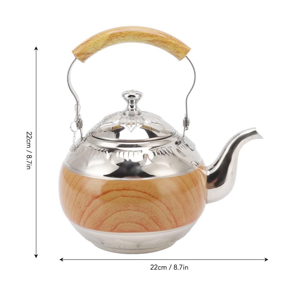 Thickened Wall Stainless Steel Tea Pot Erosion Resistance Water Kettle Tea Kettle Office Use