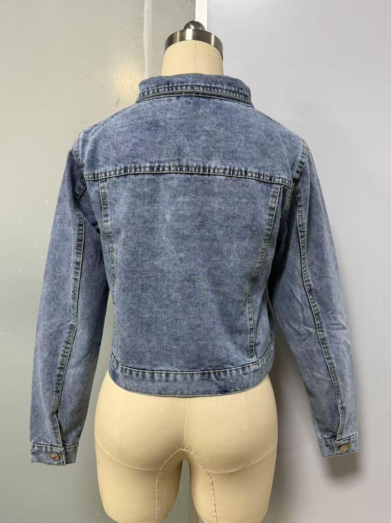 Retro Women's Short Denim Jacket