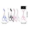 Forbici per sopracciglia Trimmer Prodotti di bellezza per donne Forbici per sopracciglia con pettine Strumenti per trucco in acciaio inossidabile Forbici di bellezza