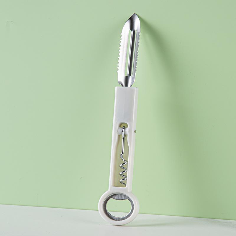 3-in-1 Vegetable Peeler Kitchen Potato Peeler Can Opener Portable Multitool for Home Travel