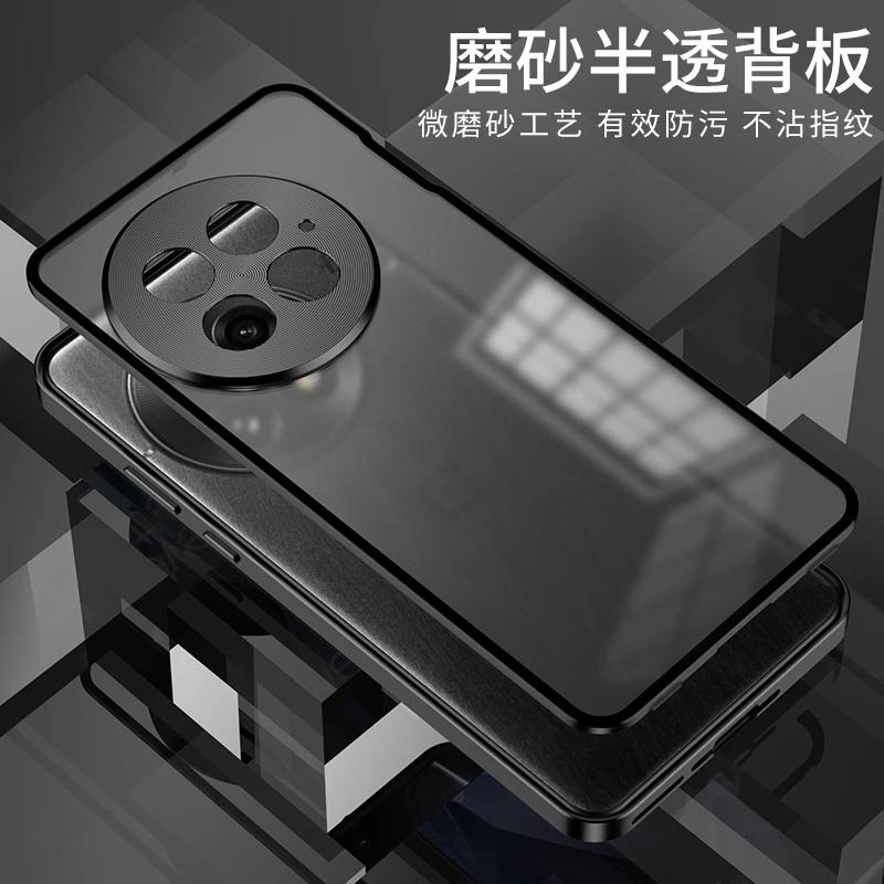 Alloy Metal Lens Protection Case For Oneplus 13R 13 R Transparent Tempered Glass Hard Shockproof Cover Bumper For 1+ ACE  Pro