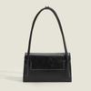 Simple New Women's Bag, High-end Solid Color Underarm Bag, Versatile Styling Small Square Bag, Shoulder Texture Flip Bag.