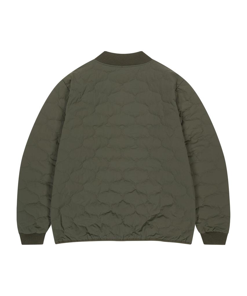 Offgrid Og Wave Quilted Light Padded Jacket - Khaki