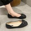 Doudou Shoes Girl 2025 New Spring Korean Version Versatile Shallow Mouth Soft Sole One Pedal Fairy Gentle Evening Wind Single Shoes