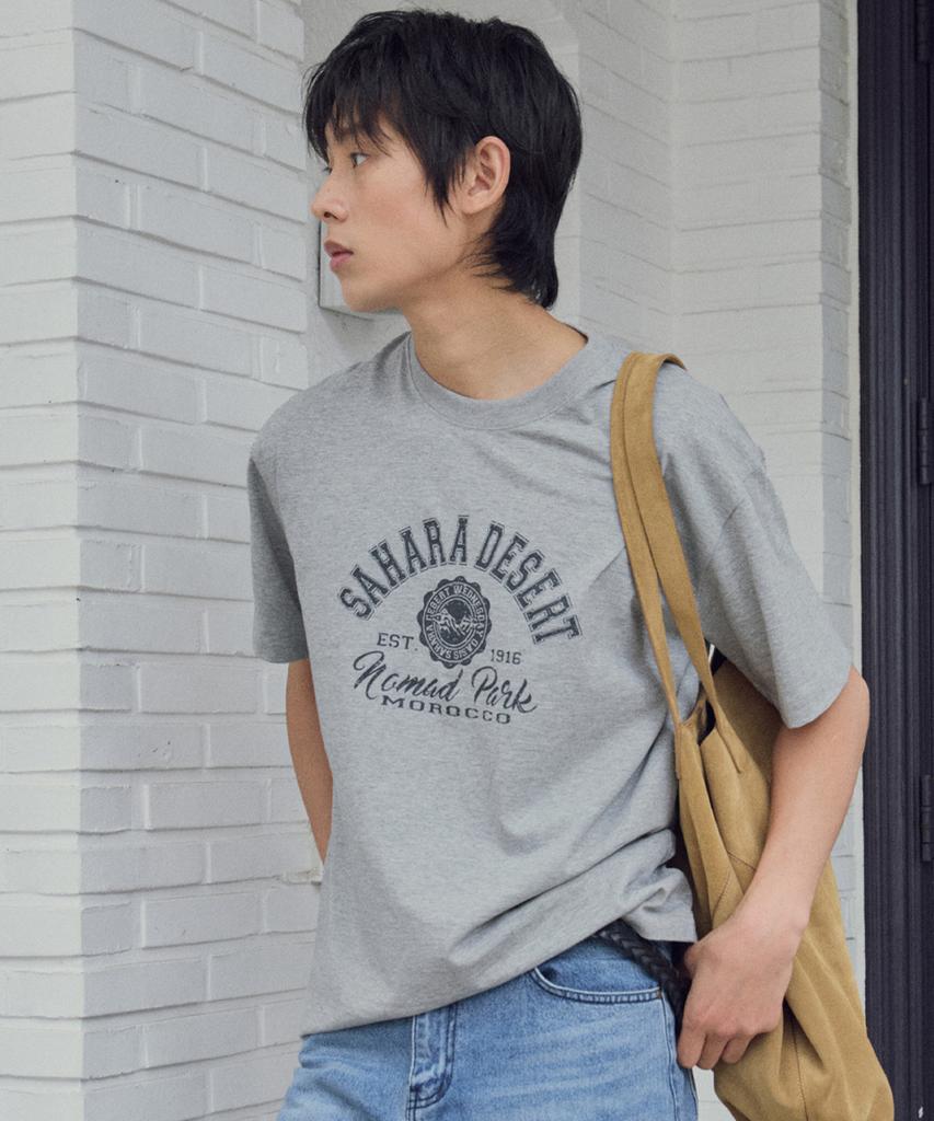 Wednesday Oasis (Unisex) Pure Cotton Sahara Semi Oversized T-Shirt (4 Colors)