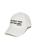 DYNAFIT Lettering Washed Ball Cap_Off White Yua26C03W3