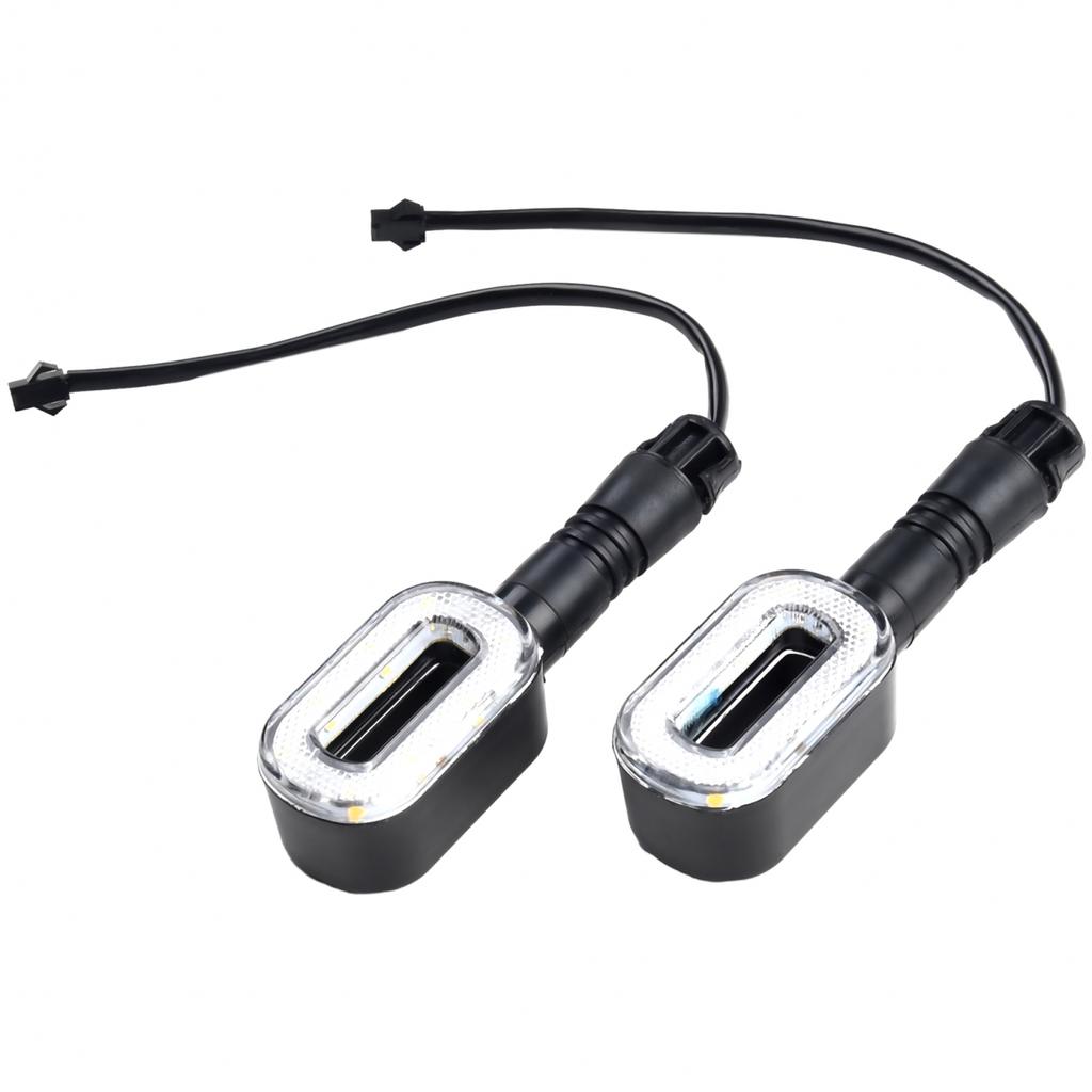 1 Pair Taillight 60x35MM ABS Accessories Black Parts