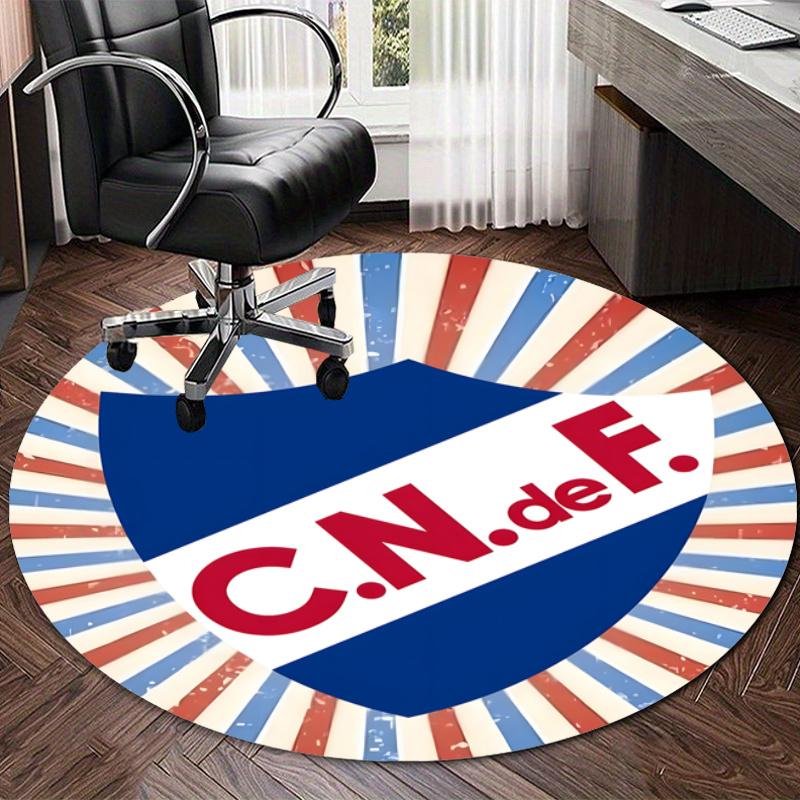Personalized Club Nacional de Football Round Chair Office Rug - Perfect for Mat, Office Chair & More - Ideal Gift for Birthdays and Holidays