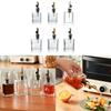 Olives Oil Dispenser Bottle Kitchen Coffee Syrup Dispenser Olives Oil Glass Cooking Container Cruets with Pourer Spout
