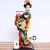 12 Inch Japanese Geisha Kimono Doll, Traditional Maiko Figurine for Sushi Bar Decor & Oriental Home Accent, Artisan Gift
