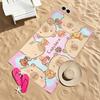 Capybara Cartoon Beach Towel Quick-Drying Small To Largetowel For Beach Pool Sport Yoga Gym Home Towel Gift For Friend Sand Free