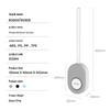 ecoco Wall-Mounted Silicone Toilet Brush with Holder