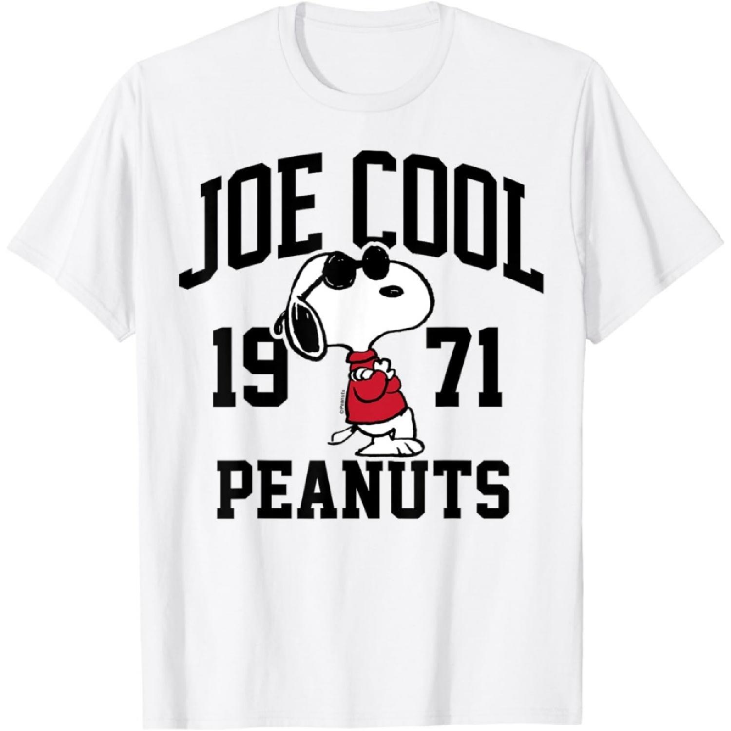 Peanuts - Футболка Snoopy Joe Cool 1971 S белый