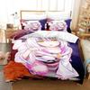 3D Anime Ayakashi Triangle Bedding Set Single Twin Full Printed With Pillowcase Duvet Cover Soft Queen King Size Bedclothes Home
