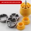 Electric Drill PVC Pipe Threader Kit Plastic Pipe Tap Die Set Includes 3 Dies Suitable for Home Renovation Repair Tasks