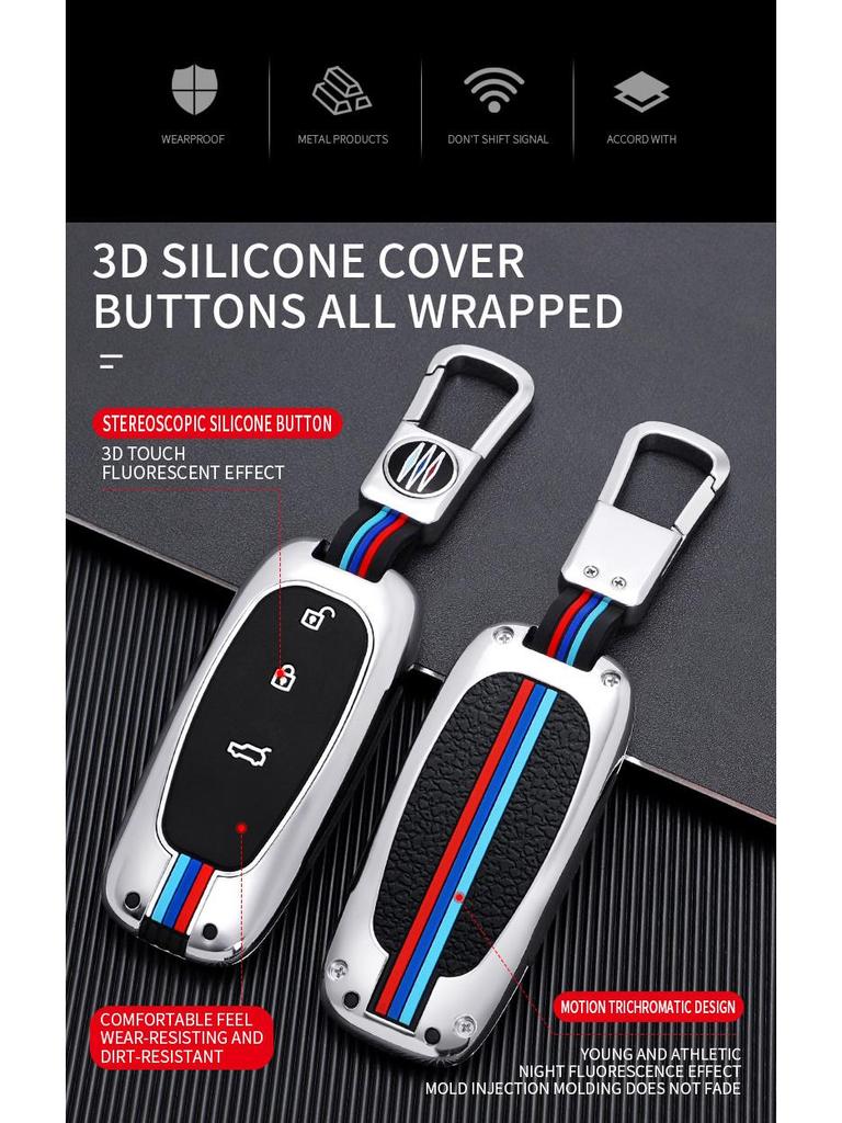 Key Case for 2021 Ideal Model: Full Coverage, Simple Design for Men & Women
