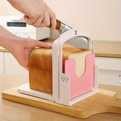 1pc Bread Toast Slicer Baking Supplies Sandwich Cutting Rack Home Kitchen Tool Creative Bread Cutter