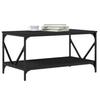 Coffee Table, Black, 90x50x45 Cm, Wood-based Material