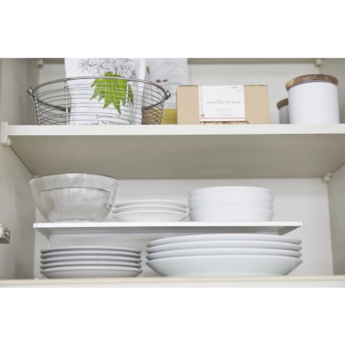 Yamazaki Dish Rack, Dish Storage Plate, Large, White, 2960