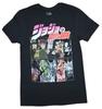 Jojo's Bizare Adventure Adult New T-Shirt - Full Squad Character Boxes Pic