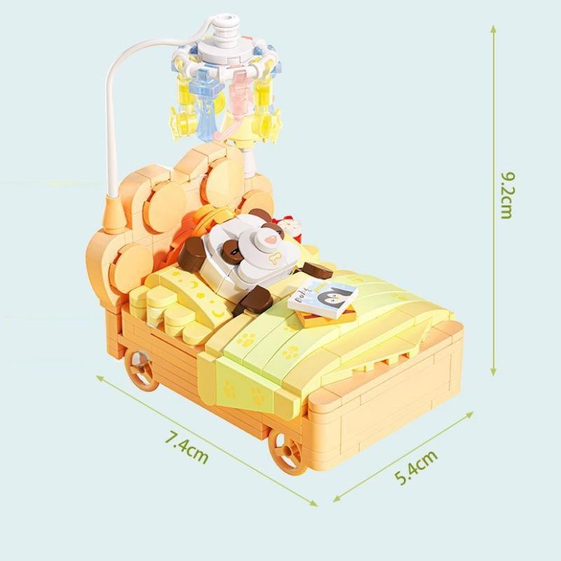 Mori Budding Pet Book Children's Children's Fun Ornaments Educational Puzzle Building Block Toys