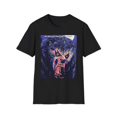 Werewolf Graphic Tee: Unisex Softstyle T-Shirt
