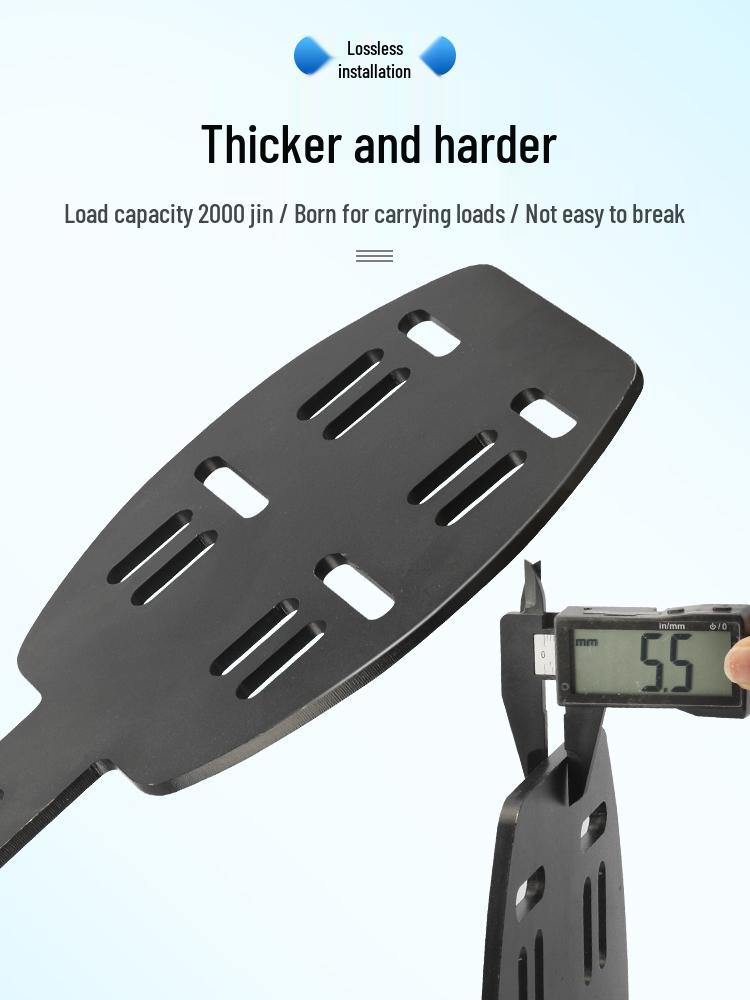 Porte-bagages Arrière Universel pour Véhicule Électrique - Support de Montage pour Coffre Arrière de Scooter