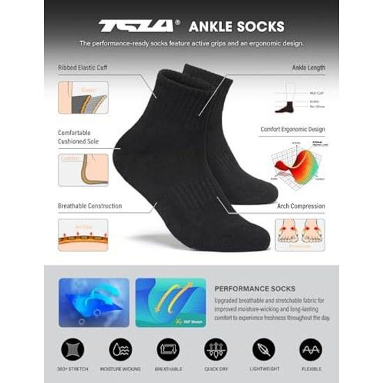 Tesla Socks Sports Unisex Antibacterial Deodorant Moisture-wicking Ankle Short Crew High-cut Compression Business Casual Outdoor
