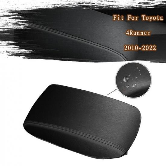 Console Lid Center Armrest Cover Microfiber Leather For Toyota 4Runner 2010-