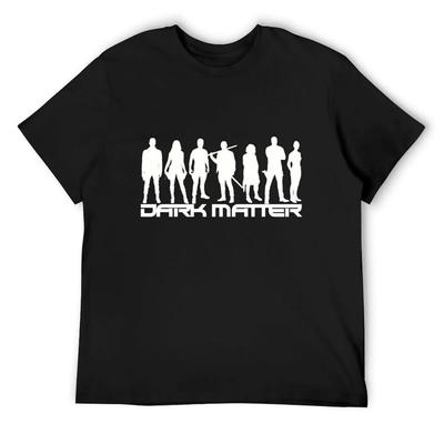 Dark Matter - Crew Silhouettes (w) T-Shirt Anime Essential T Shirt Summer 2025 Black T Shirts for Men