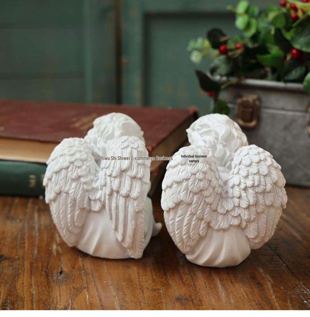 Europäische Klassische Engels Gartenkunst & Geschenk Dekoration