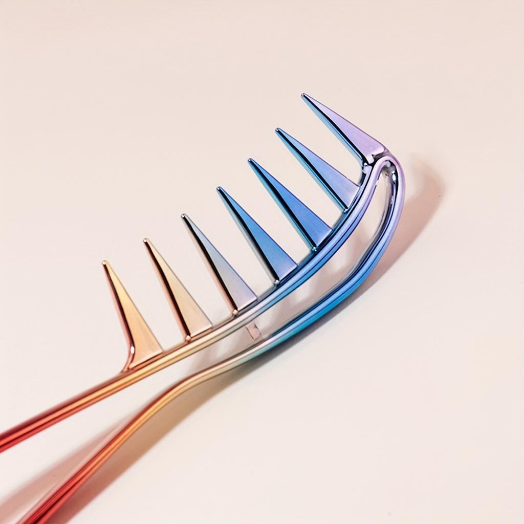 Wide-Tooth Comb For Curly Hair, Detangling Comb For Wavy Hair, ABS Plastic Handle, Suitable For Wet Or Dry Hair
