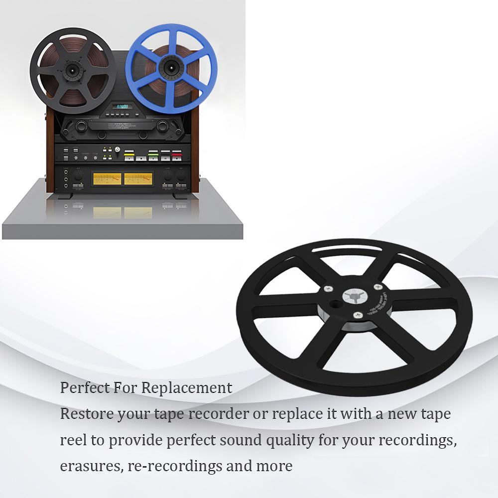 7 Inch Reel-To-Reel Recorders Accessory 6 Hole Light Metal Aluminum Takeup Reel Empty Aluminum Disc
