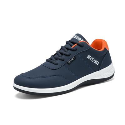 Sneaker Herren flache Freizeitschuhe Laufschuhe Leder leicht bequem atmungsaktiv hohe Qualität rutschfest Übergröße 48