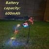 Waterproof Solar Garden Light Wrought Iron Solar Power Flowing Water Lamp Watering Can Design Artistic Look