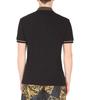 VERSACE JEANS COUTURE SS22 Polo Shirt Men's Black 72GAGT11-CJ01T-G89