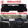 For Toyota Camry XV80  Version 2025-2027 Auto Car Dashboard Cover Dash Mat Board Pad Carpet Dashmat Anti-UV Mats