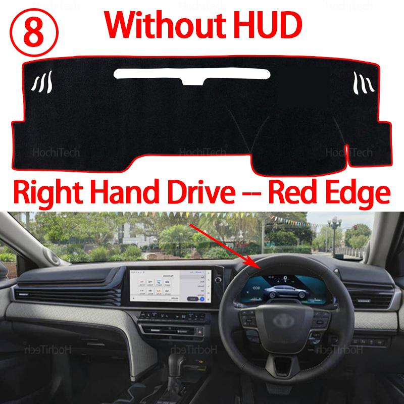 For Toyota Camry XV80 Version 2025-2027 Auto Car Dashboard Cover Dash Mat Board Pad Carpet Dashmat Anti-UV Mats
