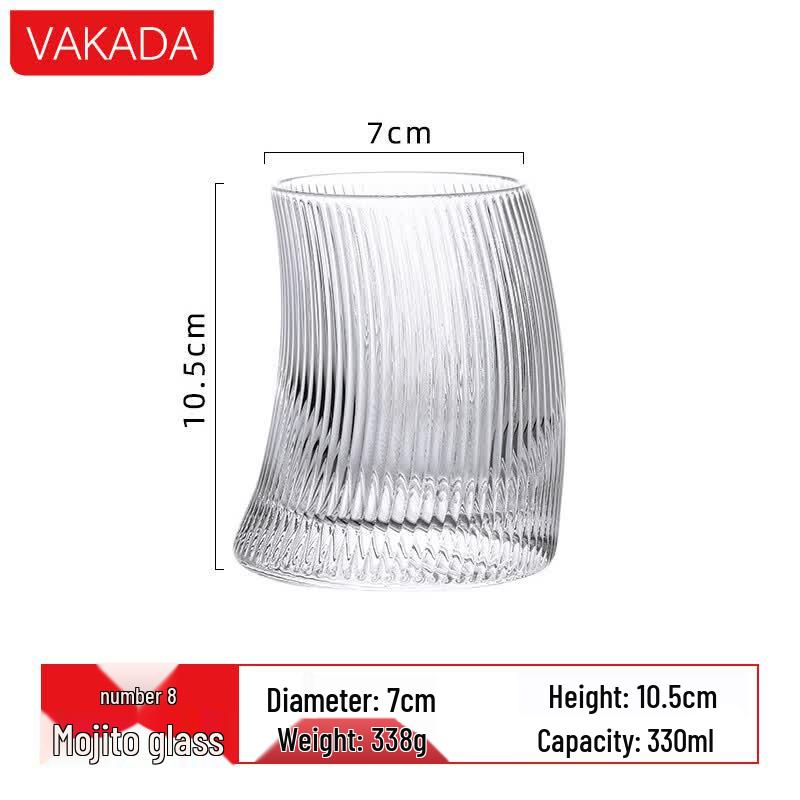 VAKADA High Borosilicate Specialty Cocktail Glass