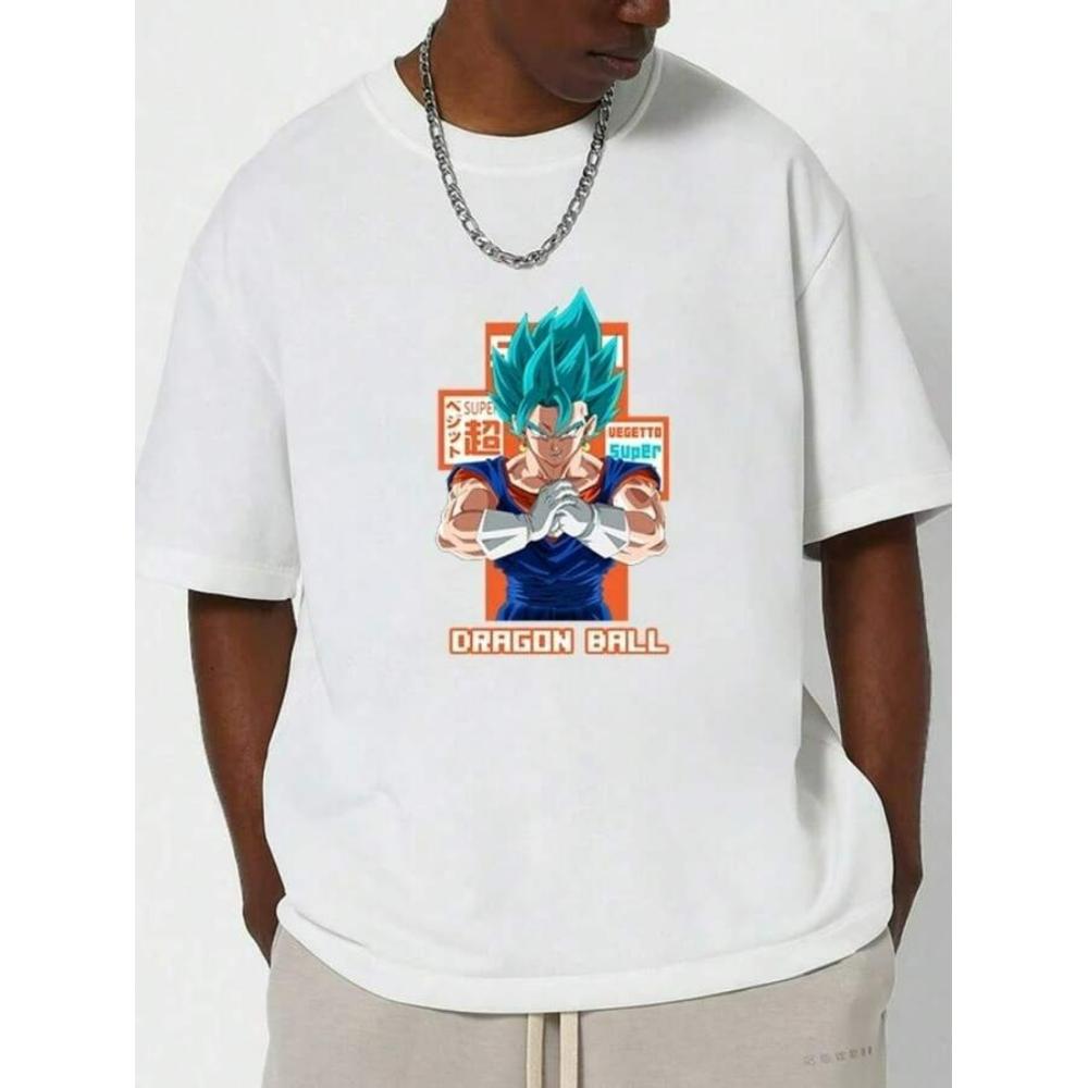 

Super Saiyan Blue Vegeta T-Shirt,Soft Breathable & Fade-Resistant, Classic Fit for Daily Casual Wear XXL