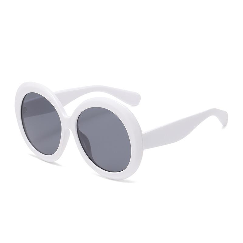 Big Frame Luxury Brand Designer Round Sunglasses Women For Men Vintage Punk Popular Oversized Retro Travel Sun Glasses Uv400