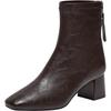 BST F5011DD5 Women's Fashion Square-Toe Ankle Boots