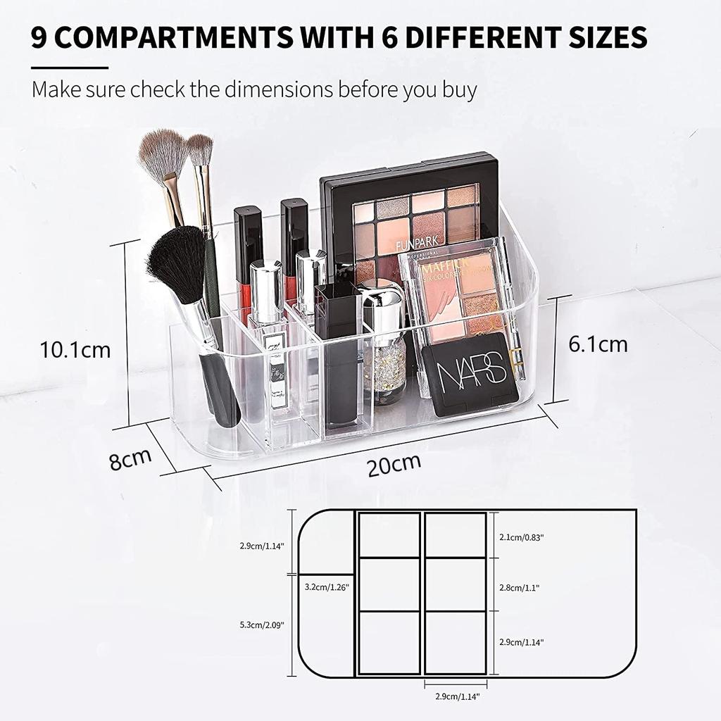 Makeup brush makeup brush pen desktop pen small item desk divider plastic lipstick storage makeup brush small item hanger holder, organizer, holder,