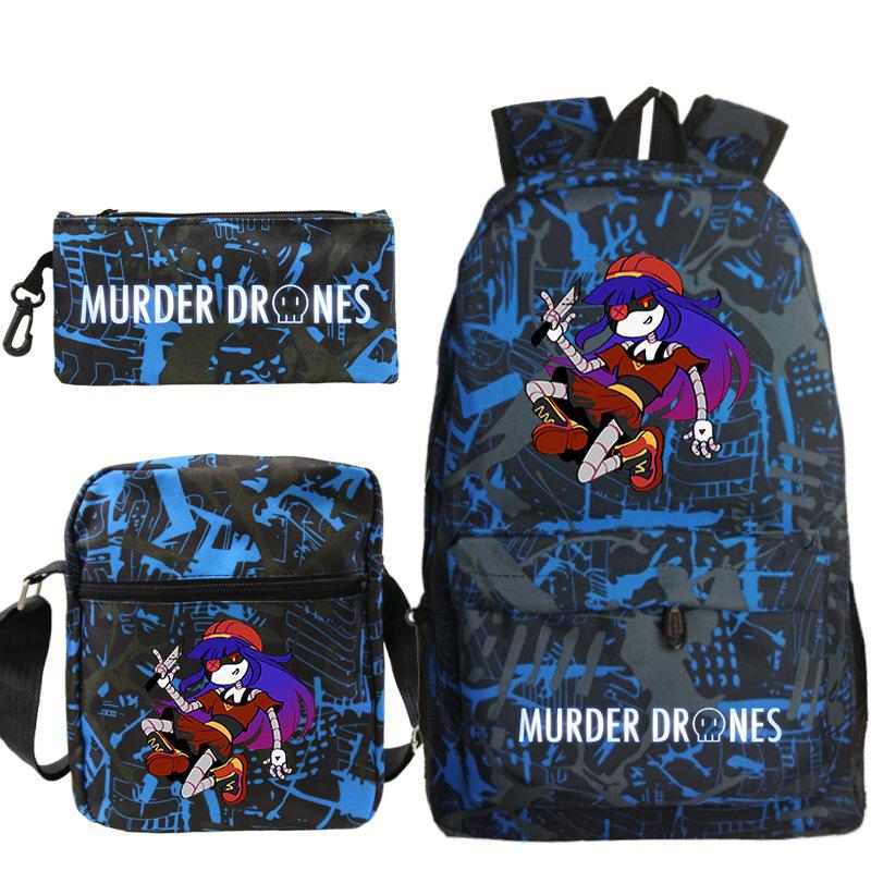 

Murder Anime Peripheral Printed Children s School Bag Set Cross-border Leisure Student Backpack Three-piece Set No specification