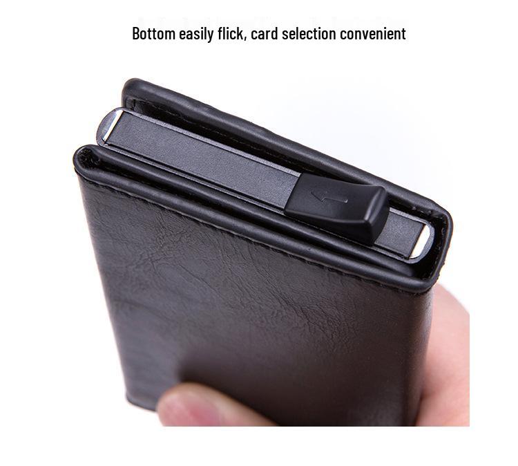Anti-Theft RFID Zipper Card Holder with NFC Shielding