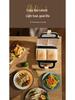 Dual-Disc Breakfast Sandwich Maker - Multifunctional Electric Griddle for Home.
