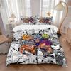 3pcs The Ultimate Battle Dragon Ball Quilt Set Soft and Comfortable Bedroom, Guest Room and Dorm Decor Bedding Set.H096