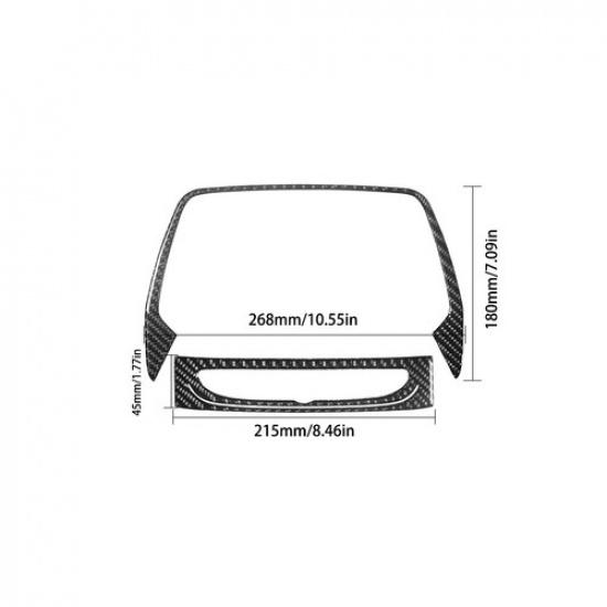 For Chevrolet Camaro Carbon Fiber Interior 8-inch Touch Screen Cover Trim