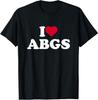 I Love ABGS I Heart ABGS Lover Asian Baby Girls T-Shirt