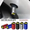 4 Stück Aluminium Runde Auto Rad Reifenventilkappen Für Spark Captiva Cruze Malibu Equinox Trax Camaro Blazer Traverse